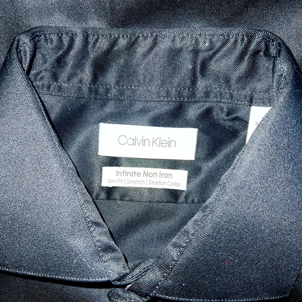 Calvin Klein Black Dress Shirt
